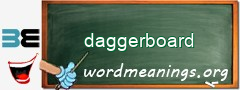 WordMeaning blackboard for daggerboard